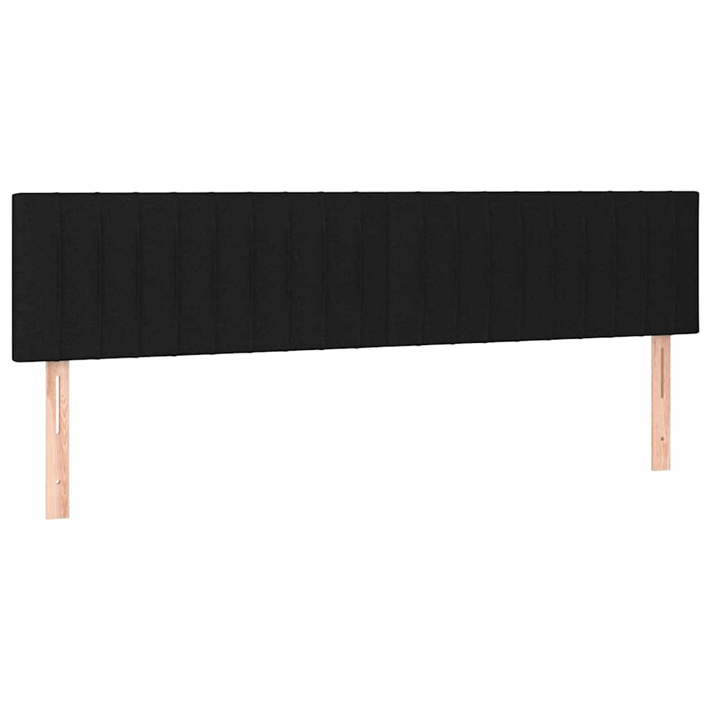 vidaXL Pat box spring cu saltea, negru, 120x190 cm, catifea vidaXL Pat box spring cu saltea, negru, 120x190 cm, catifea