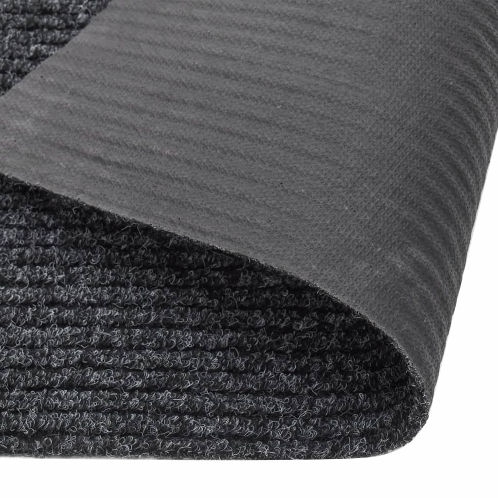 vidaXL Covor traversă de captare a murdăriei, antracit, 100x100 cm vidaXL Covor traversă de captare a murdăriei, antracit, 100x100 cm
