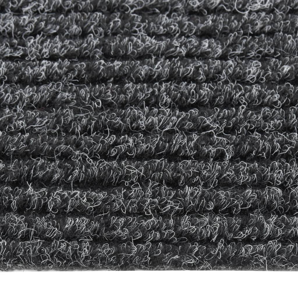 vidaXL Covor traversă de captare a murdăriei, antracit, 100x450 cm vidaXL Covor traversă de captare a murdăriei, antracit, 100x450 cm