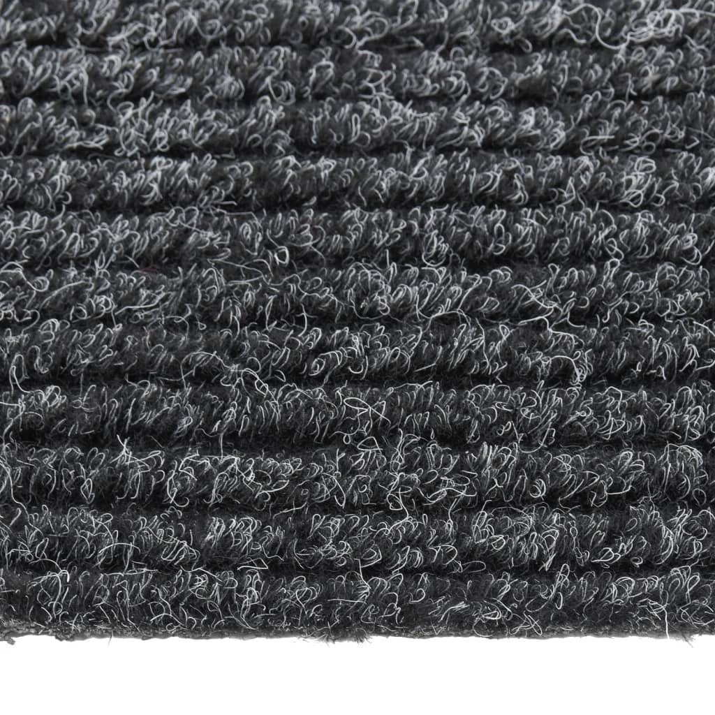 vidaXL Covor traversă de captare a murdăriei, antracit, 100x500 cm vidaXL Covor traversă de captare a murdăriei, antracit, 100x500 cm