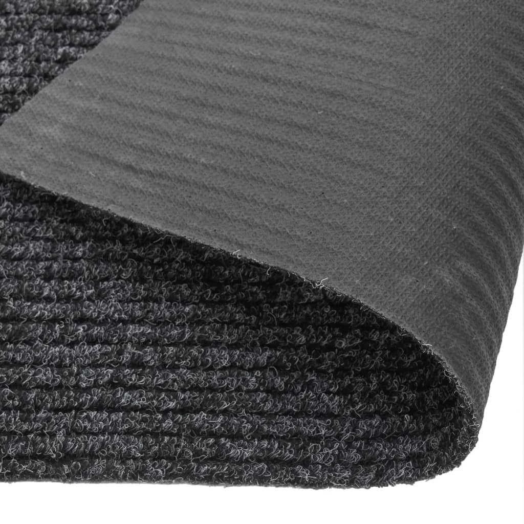 vidaXL Covor traversă de captare a murdăriei, antracit, 100x500 cm vidaXL Covor traversă de captare a murdăriei, antracit, 100x500 cm