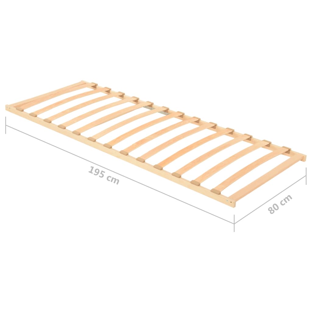 vidaXL Bază de pat cu șipci, 13 șipci, 80x200 cm vidaXL Bază de pat cu șipci, 13 șipci, 80x200 cm