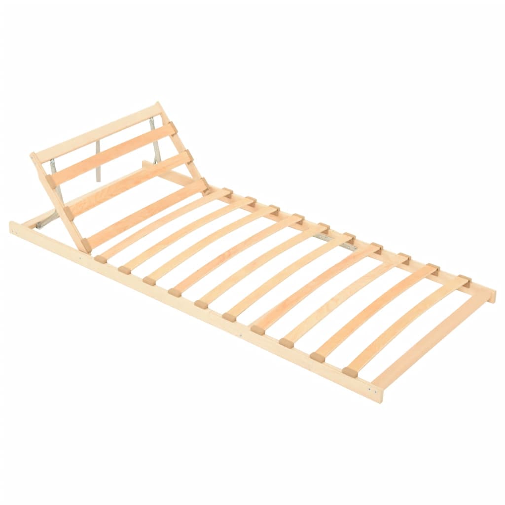 vidaXL Bază de pat cu șipci, 13 șipci, cap ajustabil, 70x200 cm vidaXL Bază de pat cu șipci, 13 șipci, cap ajustabil, 70x200 cm