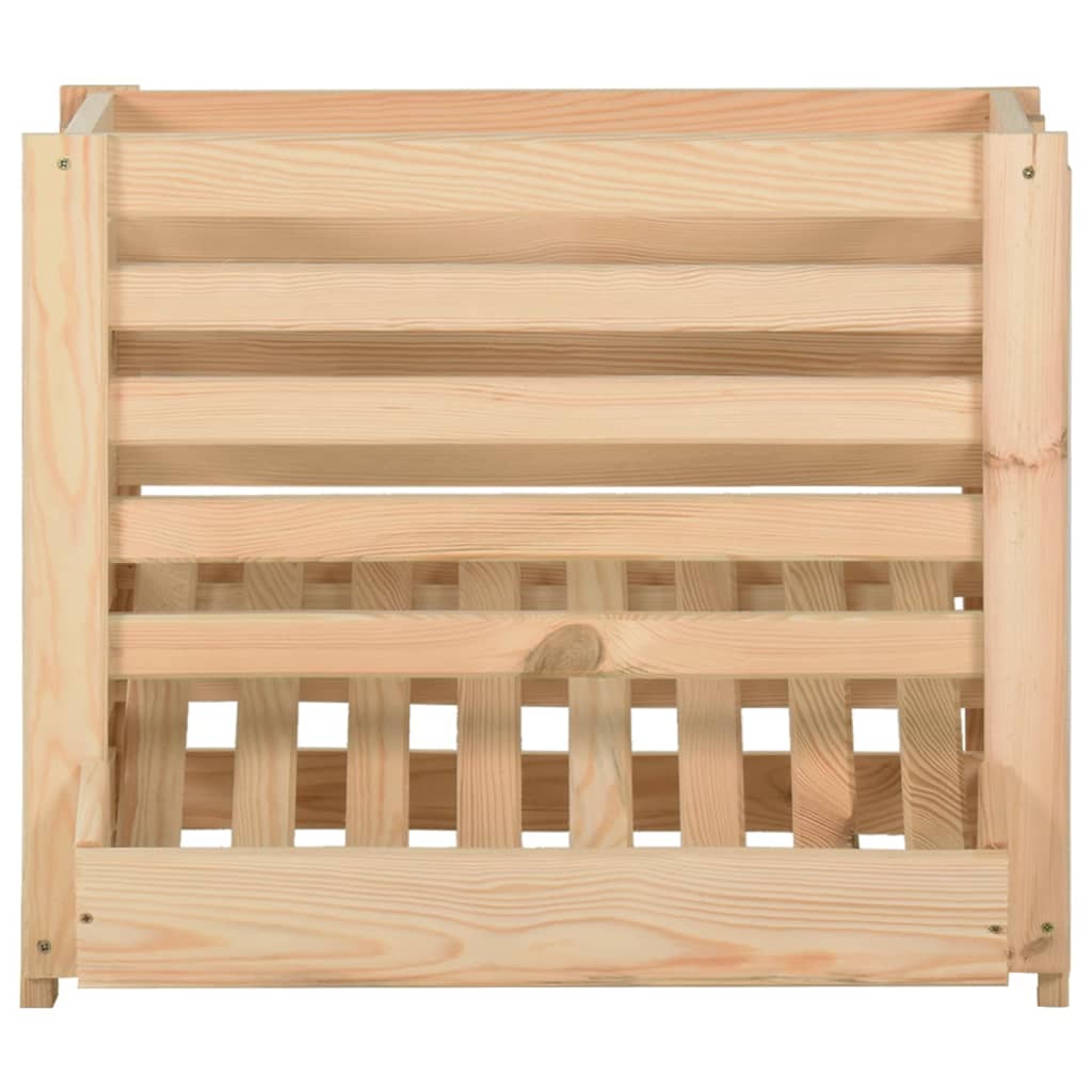 vidaXL Cutie de cartofi, 60x40x50 cm, lemn de pin vidaXL Cutie de cartofi, 60x40x50 cm, lemn de pin