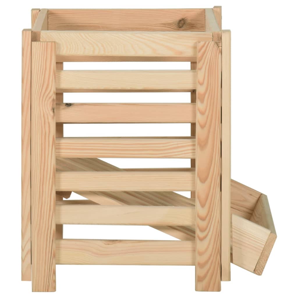 vidaXL Cutie de cartofi, 60x40x50 cm, lemn de pin vidaXL Cutie de cartofi, 60x40x50 cm, lemn de pin