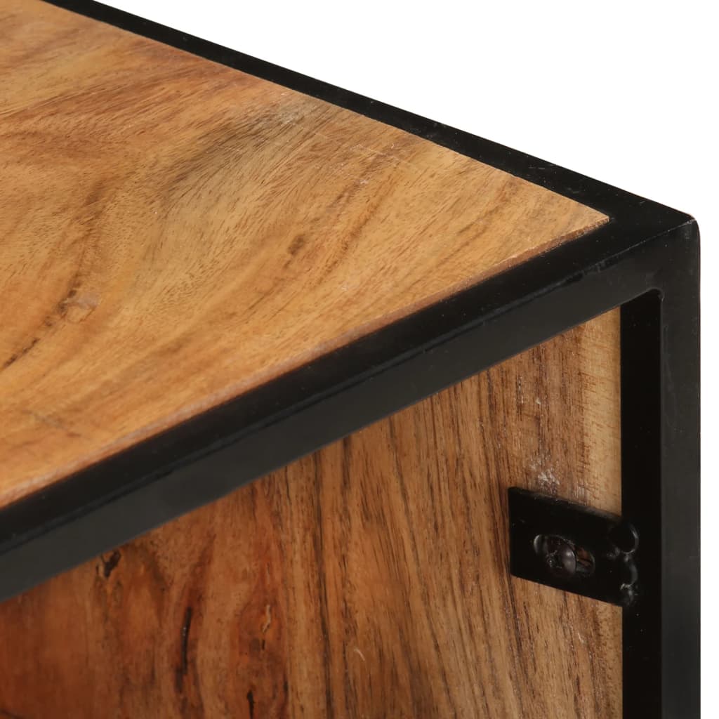 vidaXL Comodă TV, 110x30x45, lemn masiv de acacia