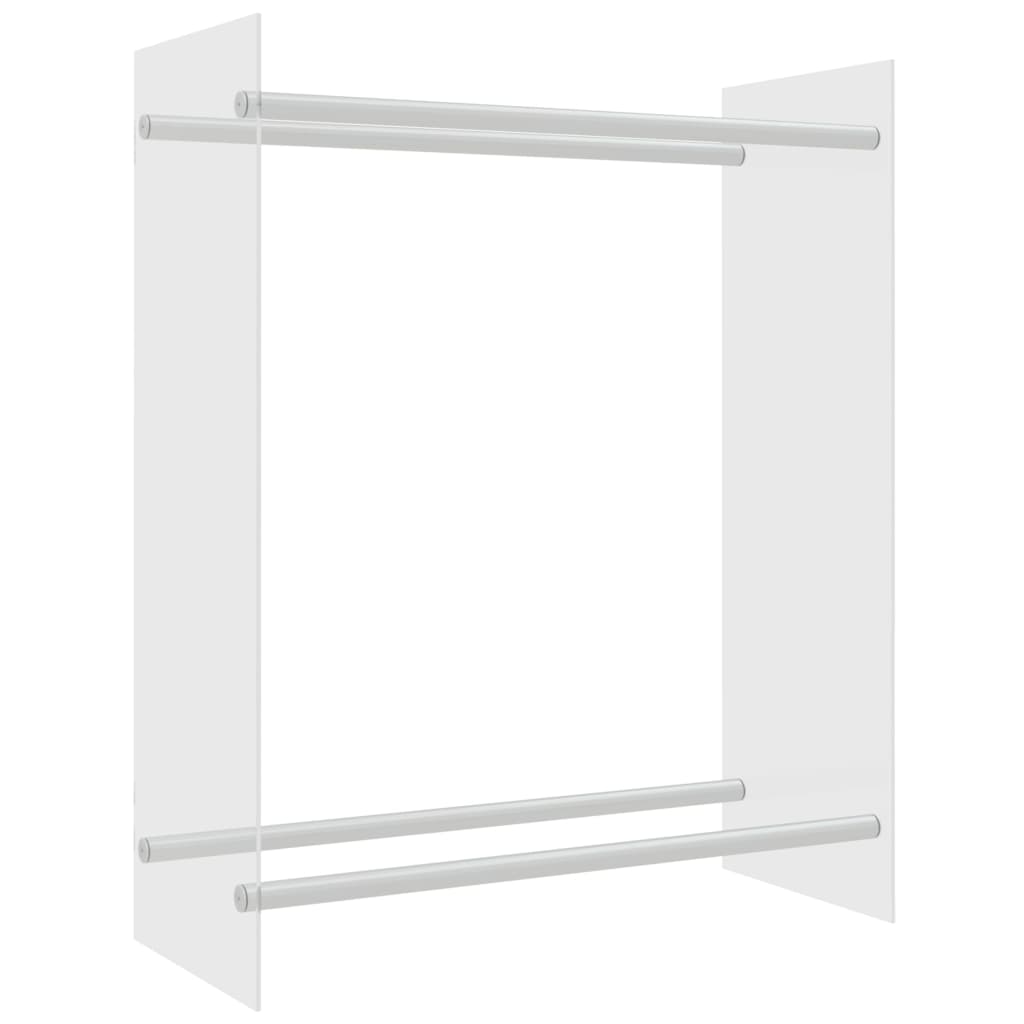 vidaXL Rastel lemne de foc transparent 80x35x100 cm sticlă securizată vidaXL Rastel lemne de foc transparent 80x35x100 cm sticlă securizată