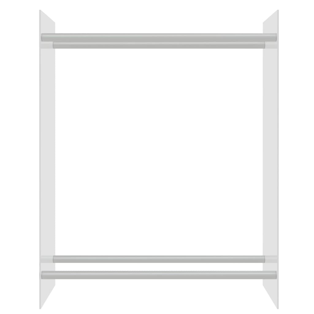 vidaXL Rastel lemne de foc transparent 80x35x100 cm sticlă securizată vidaXL Rastel lemne de foc transparent 80x35x100 cm sticlă securizată