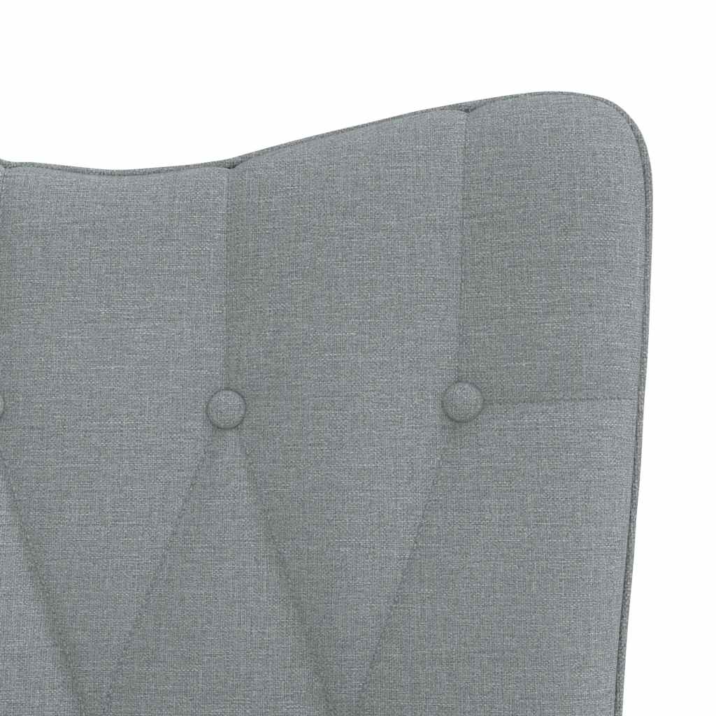 vidaXL Scaun balansoar, gri deschis, material textil vidaXL Scaun balansoar, gri deschis, material textil