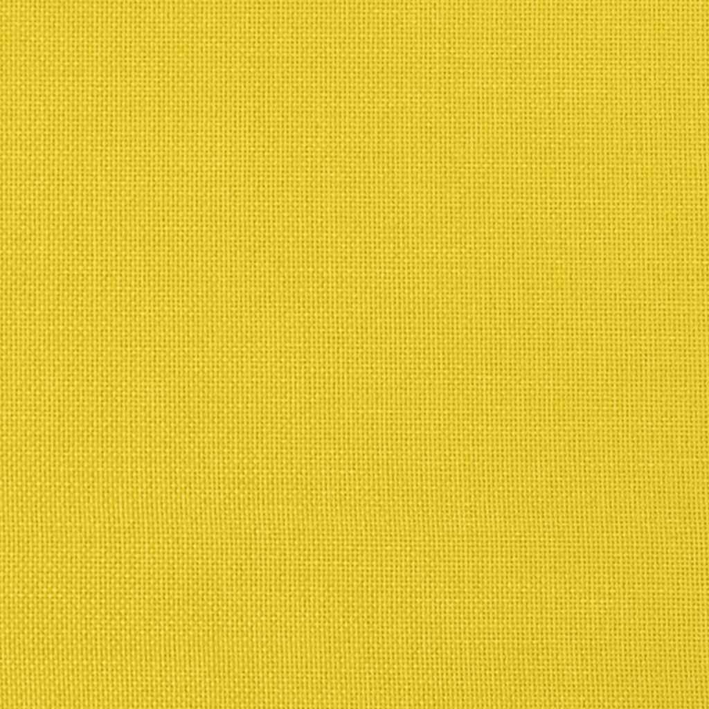 vidaXL Scaun balansoar, galben muștar, material textil vidaXL Scaun balansoar, galben muștar, material textil