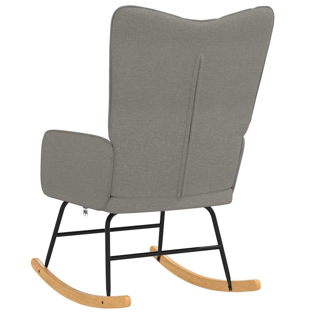 vidaXL Scaun balansoar, gri taupe, material textil vidaXL Scaun balansoar, gri taupe, material textil