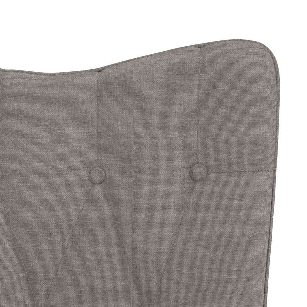 vidaXL Scaun balansoar, gri taupe, material textil vidaXL Scaun balansoar, gri taupe, material textil