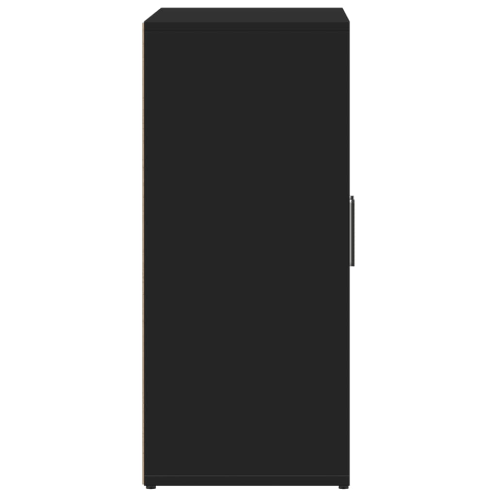 vidaXL Dulapuri, 2 buc., negru, 60x31x70 cm, lemn prelucrat vidaXL Dulapuri, 2 buc., negru, 60x31x70 cm, lemn prelucrat