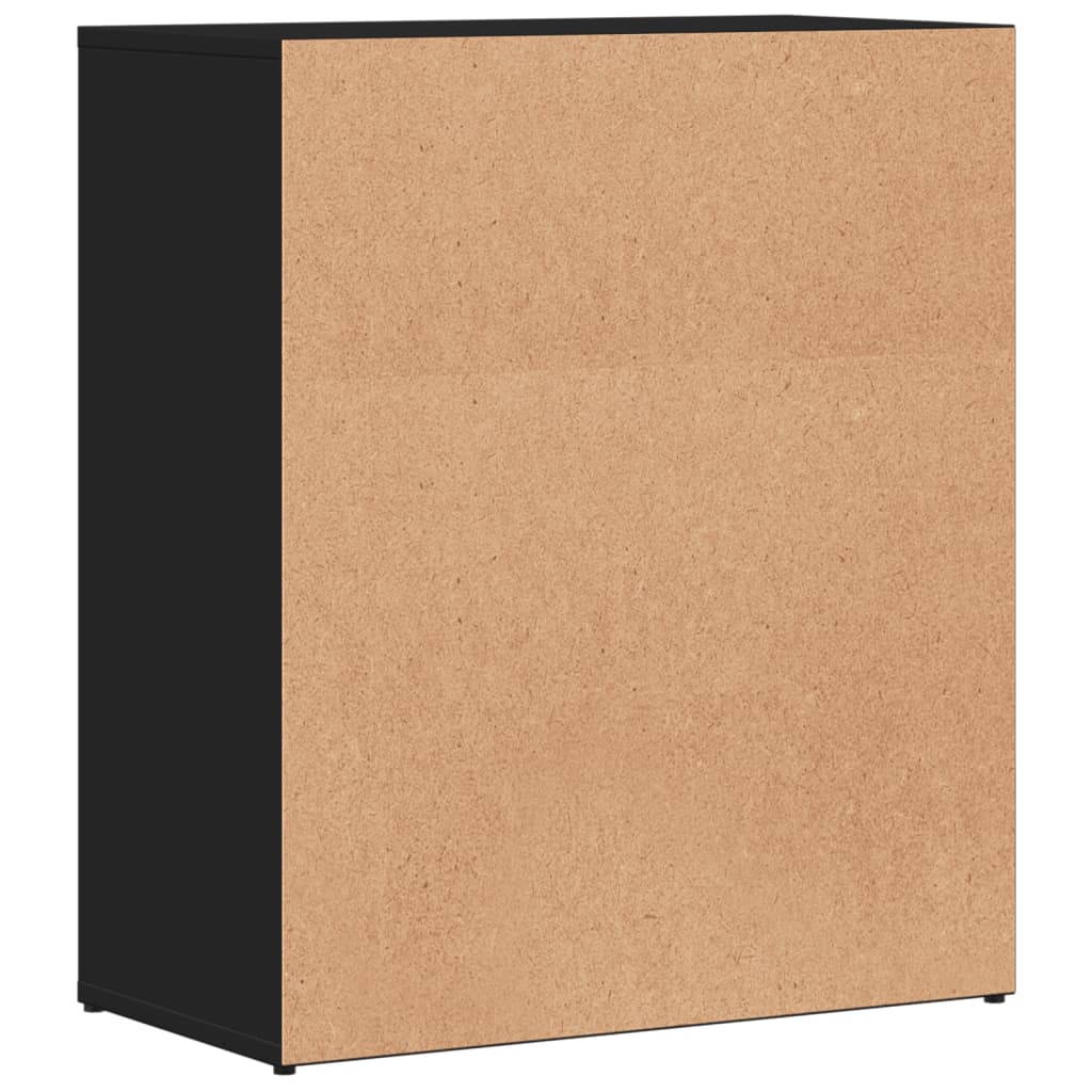vidaXL Dulapuri, 2 buc., negru, 60x31x70 cm, lemn prelucrat vidaXL Dulapuri, 2 buc., negru, 60x31x70 cm, lemn prelucrat