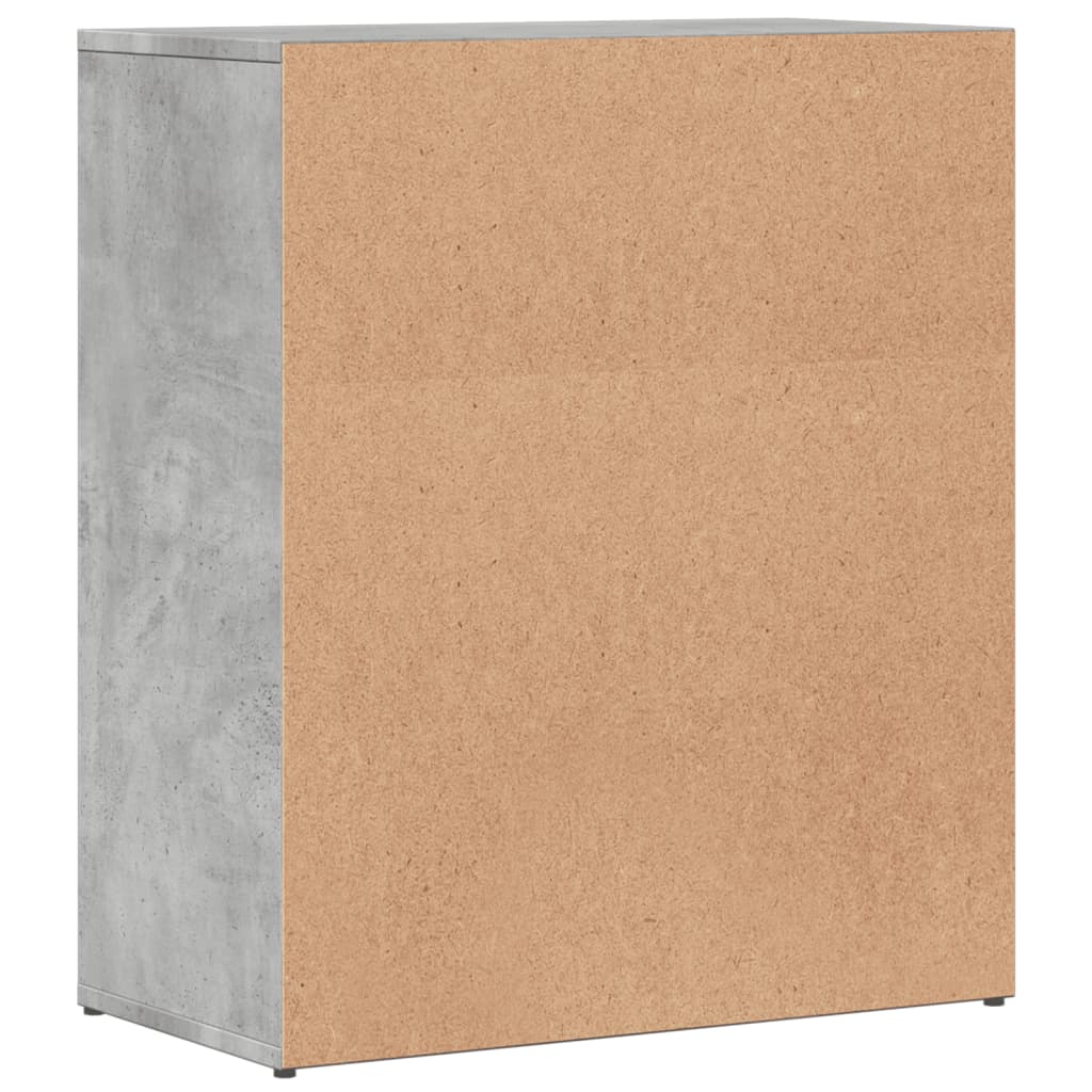 vidaXL Dulapuri, 2 buc., gri beton, 60x31x70 cm, lemn prelucrat