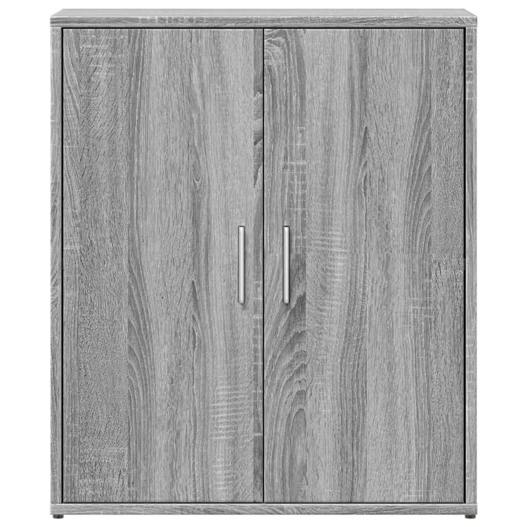 vidaXL Dulapuri, 2 buc., gri sonoma, 60x31x70 cm, lemn prelucrat