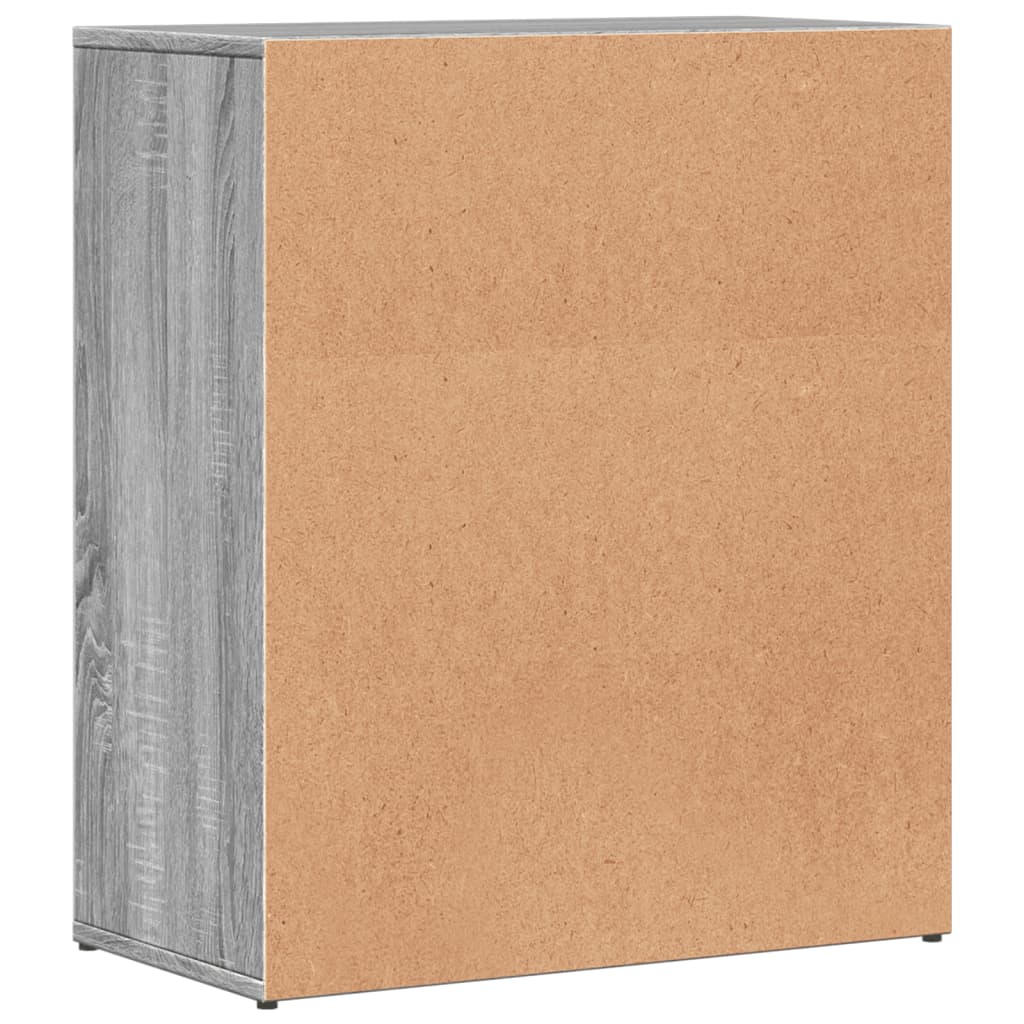 vidaXL Dulapuri, 2 buc., gri sonoma, 60x31x70 cm, lemn prelucrat