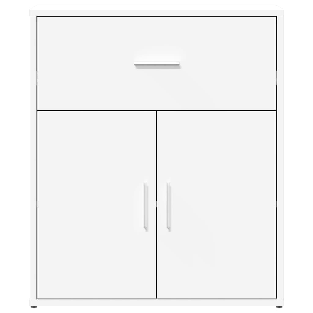 vidaXL Dulapuri, 2c., alb, 60x31x70 cm, lemn prelucrat vidaXL Dulapuri, 2c., alb, 60x31x70 cm, lemn prelucrat