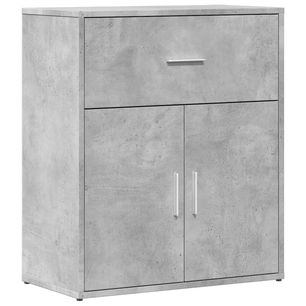 vidaXL Dulapuri, 2 buc., gri beton, 60x31x70 cm, lemn prelucrat