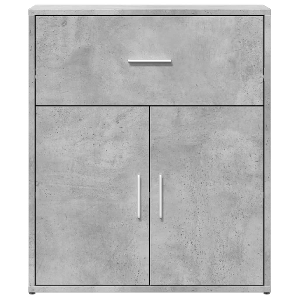 vidaXL Dulapuri, 2 buc., gri beton, 60x31x70 cm, lemn prelucrat