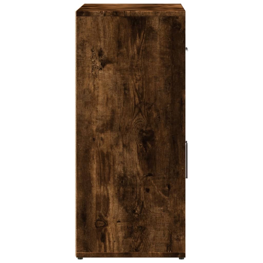 vidaXL Dulapuri, 2 buc., stejar fumuriu, 60x31x70 cm, lemn prelucrat