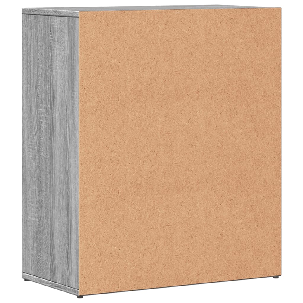 vidaXL Dulapuri, 2 buc., gri sonoma, 60x31x70 cm, lemn prelucrat