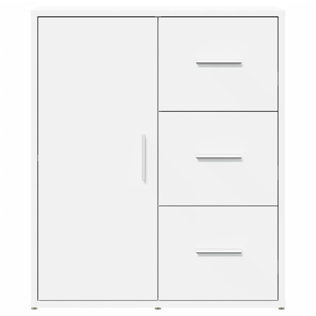 vidaXL Dulapuri, 2c., alb, 60x31x70 cm, lemn prelucrat vidaXL Dulapuri, 2c., alb, 60x31x70 cm, lemn prelucrat