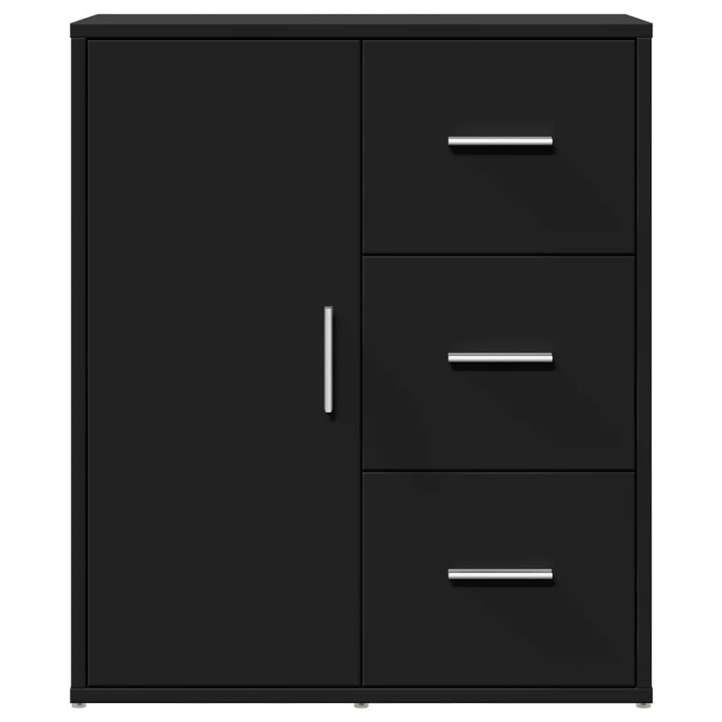 vidaXL Dulapuri, 2 buc., negru, 60x31x70 cm, lemn prelucrat