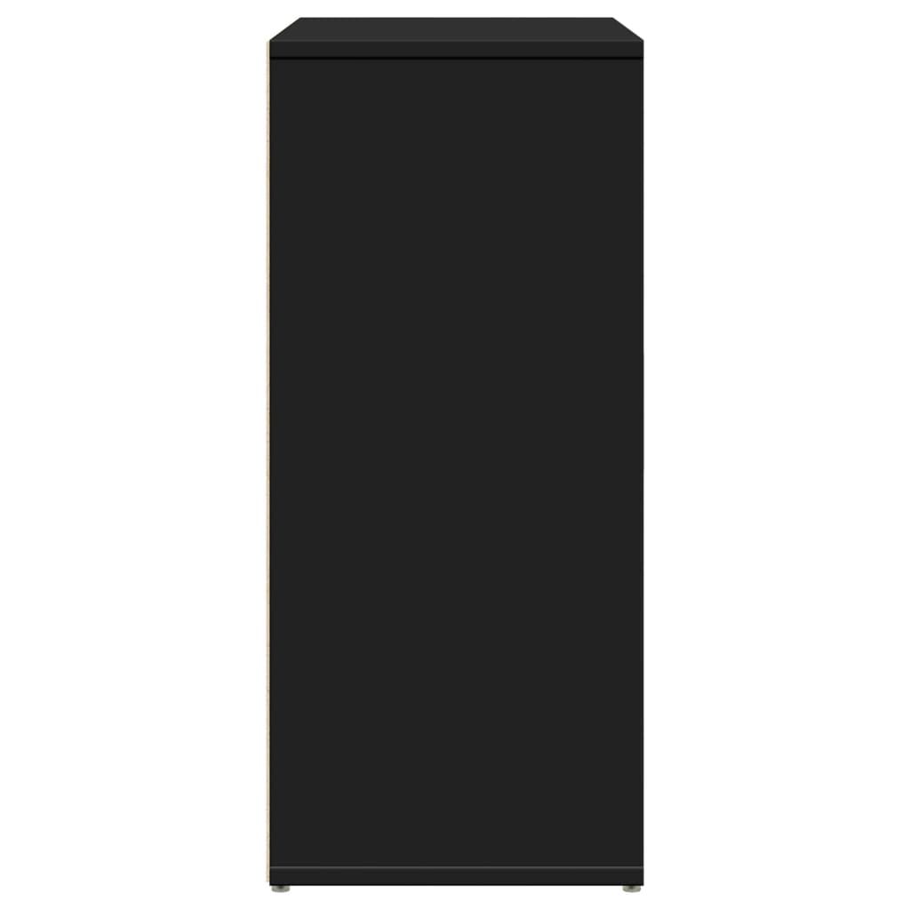 vidaXL Dulapuri, 2 buc., negru, 60x31x70 cm, lemn prelucrat