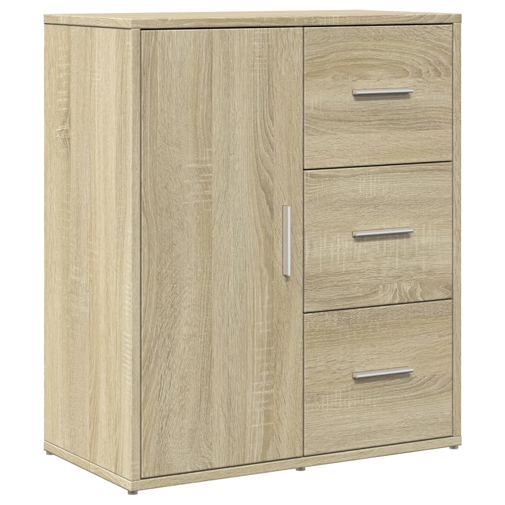 vidaXL Dulapuri, 2 buc., stejar sonoma, 60x31x70 cm, lemn prelucrat