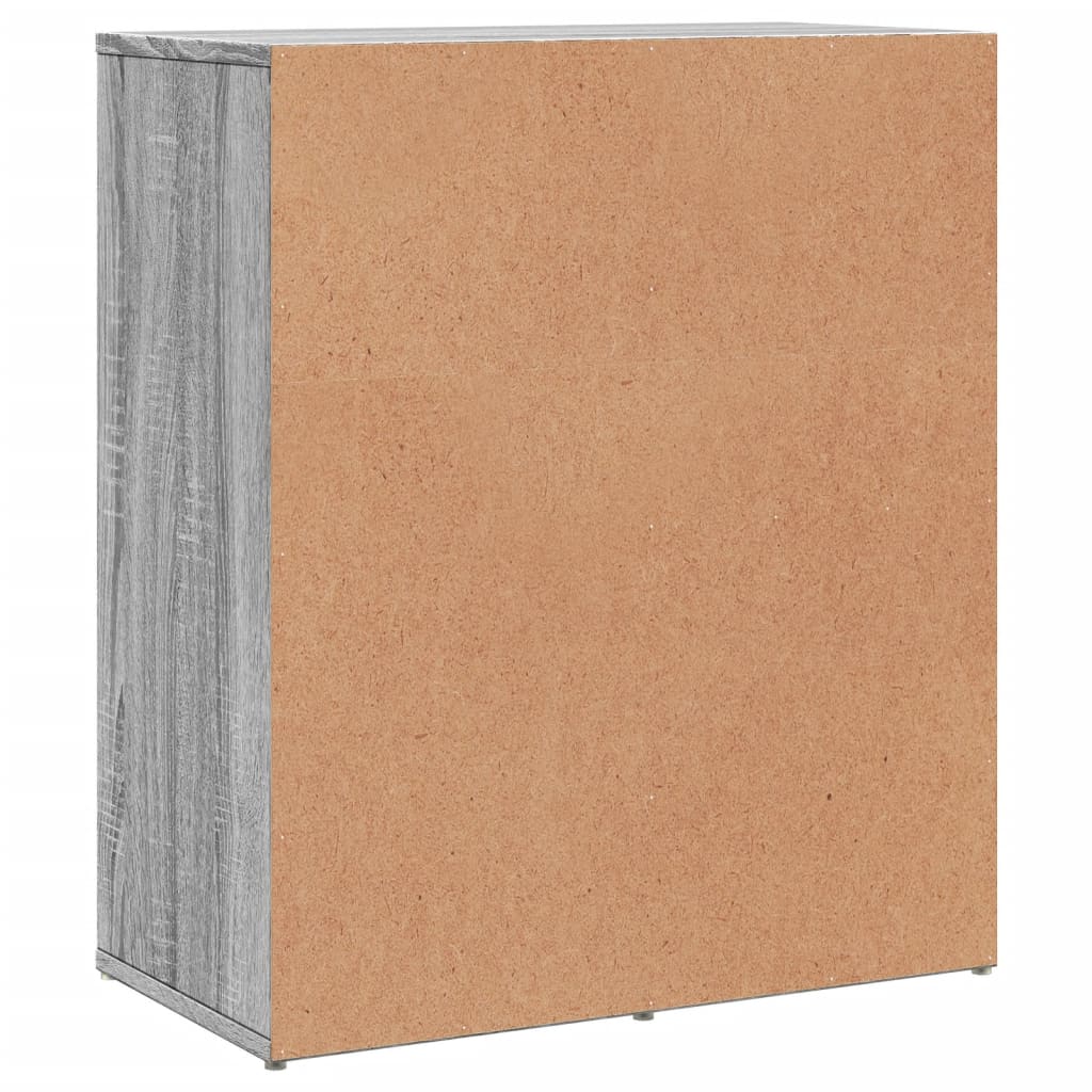 vidaXL Dulapuri, 2 buc., gri sonoma, 60x31x70 cm, lemn prelucrat