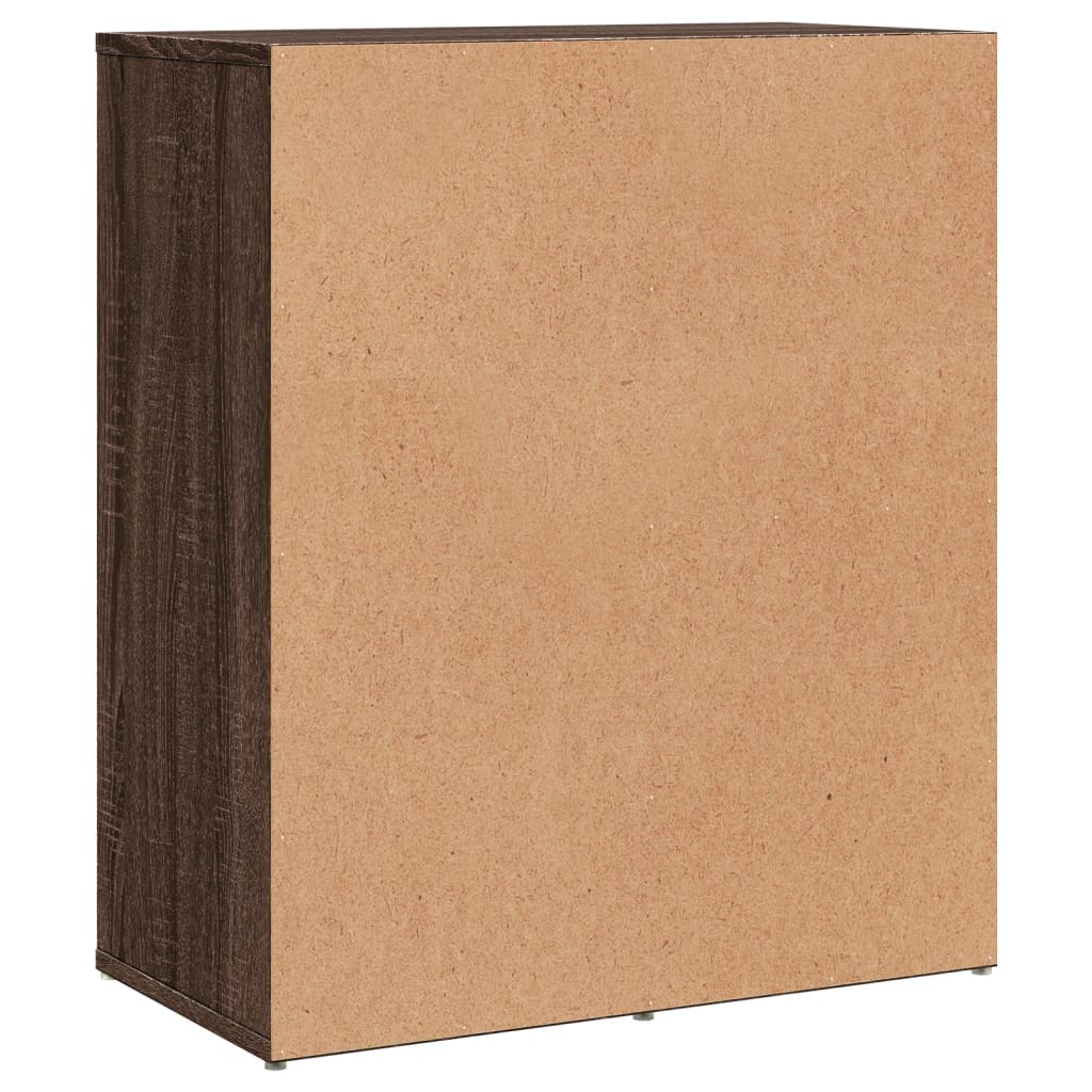 vidaXL Dulapuri, 2 buc., stejar maro, 60x31x70 cm, lemn prelucrat