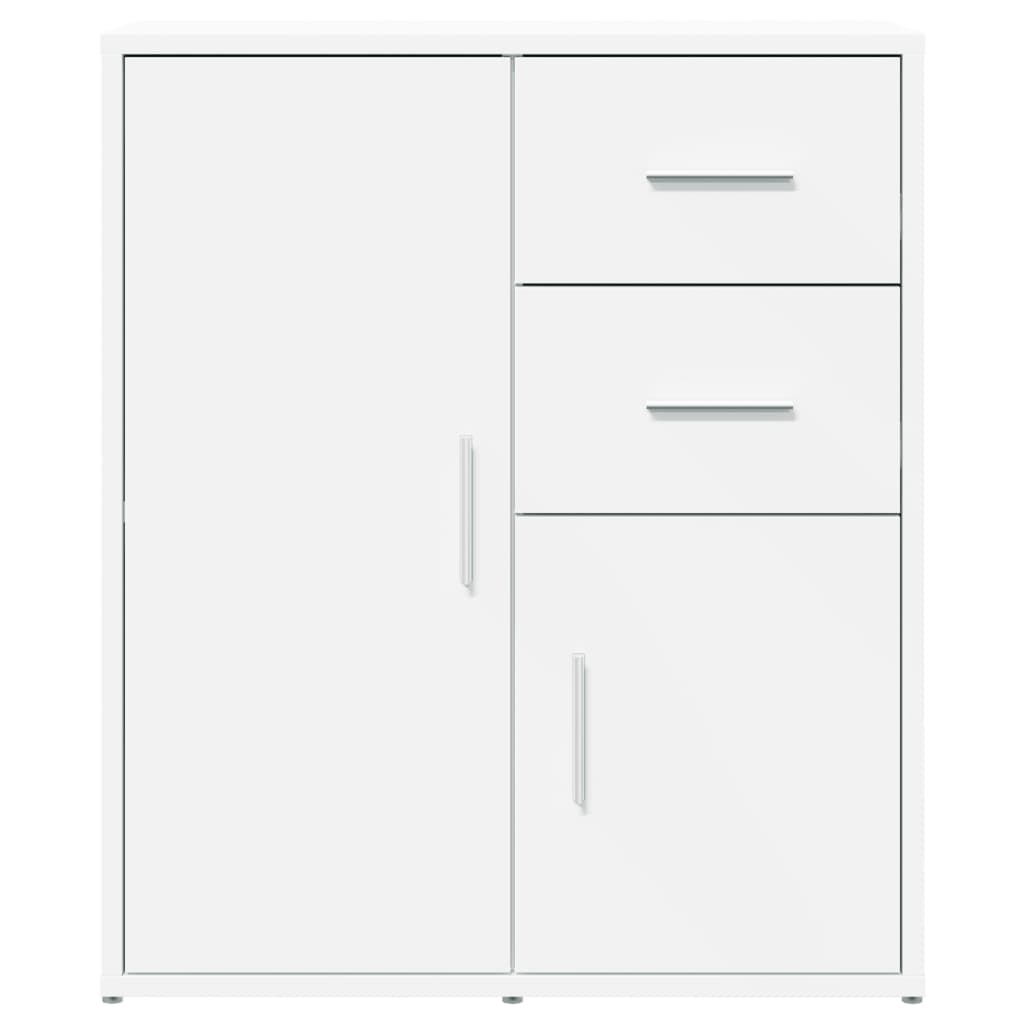 vidaXL Dulapuri, 2c., alb, 60x31x70 cm, lemn prelucrat vidaXL Dulapuri, 2c., alb, 60x31x70 cm, lemn prelucrat