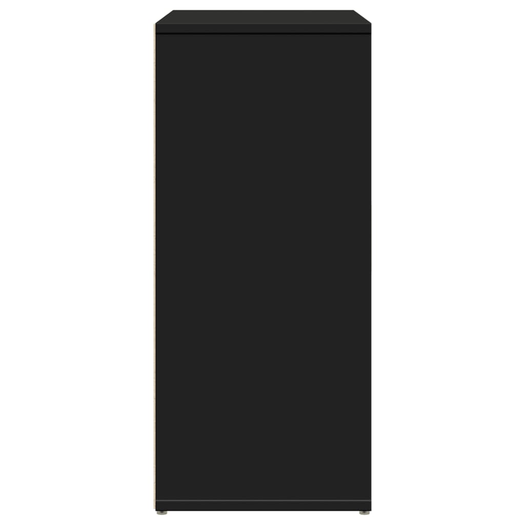 vidaXL Dulapuri, 2 buc., negru, 60x31x70 cm, lemn prelucrat
