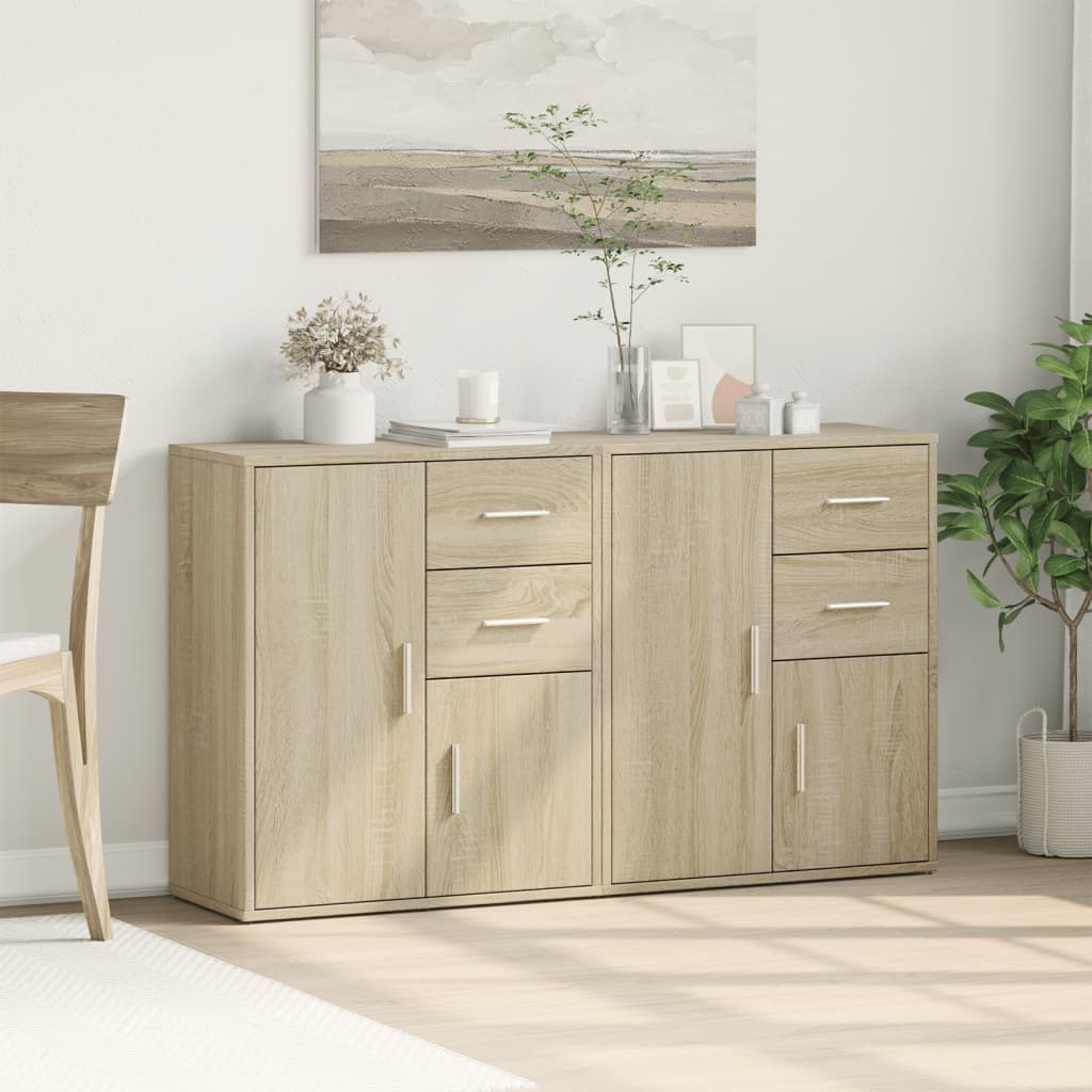 vidaXL Dulapuri, 2 buc., stejar sonoma, 60x31x70 cm, lemn prelucrat vidaXL Dulapuri, 2 buc., stejar sonoma, 60x31x70 cm, lemn prelucrat