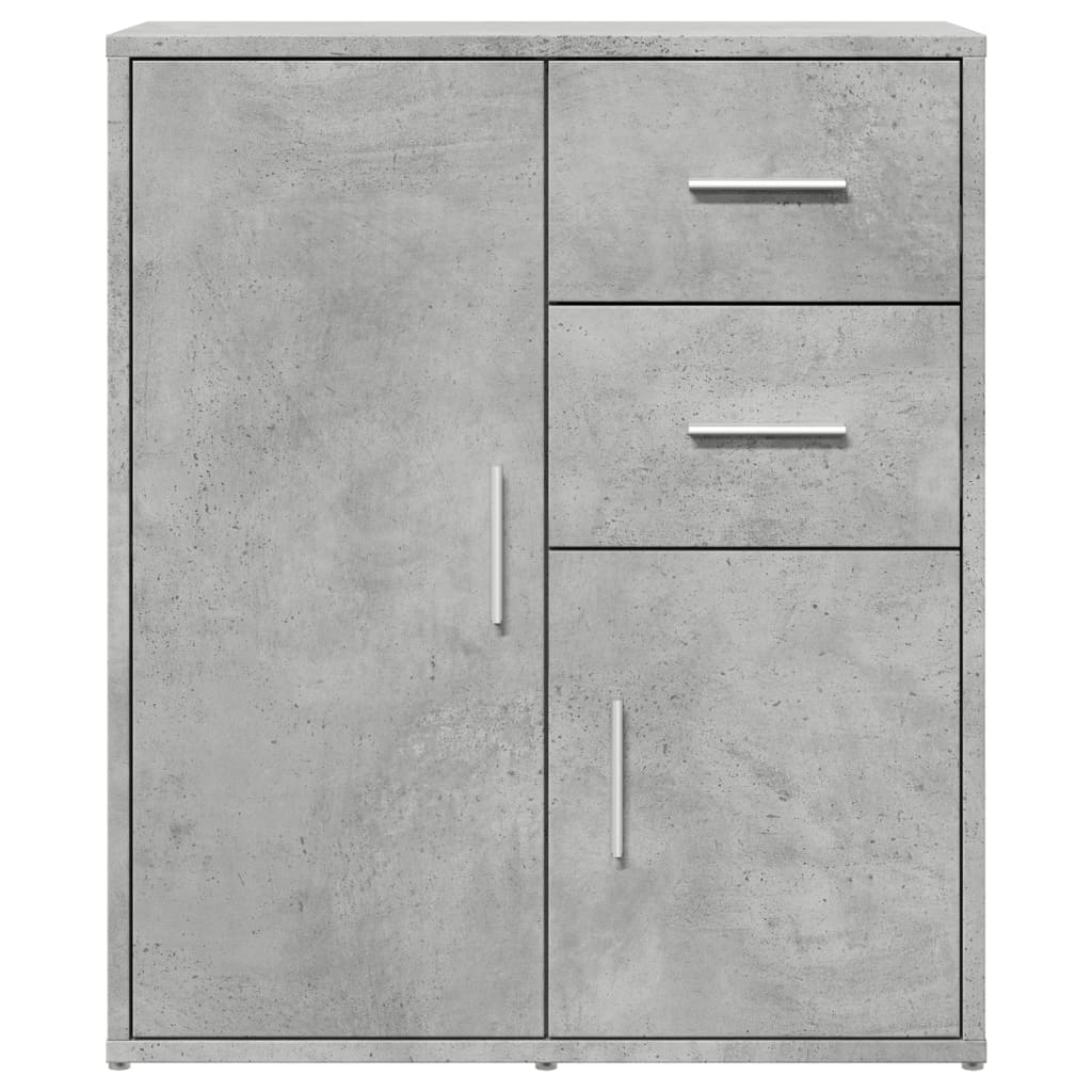 vidaXL Dulapuri, 2 buc., gri beton, 60x31x70 cm, lemn prelucrat vidaXL Dulapuri, 2 buc., gri beton, 60x31x70 cm, lemn prelucrat