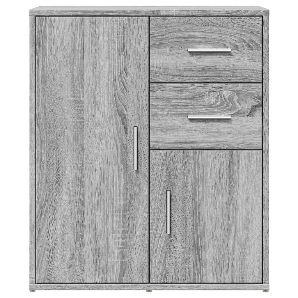 vidaXL Dulapuri, 2 buc., gri sonoma, 60x31x70 cm, lemn prelucrat