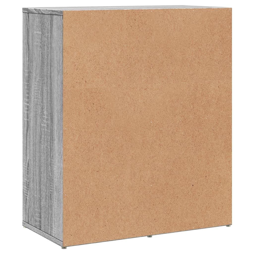 vidaXL Dulapuri, 2 buc., gri sonoma, 60x31x70 cm, lemn prelucrat