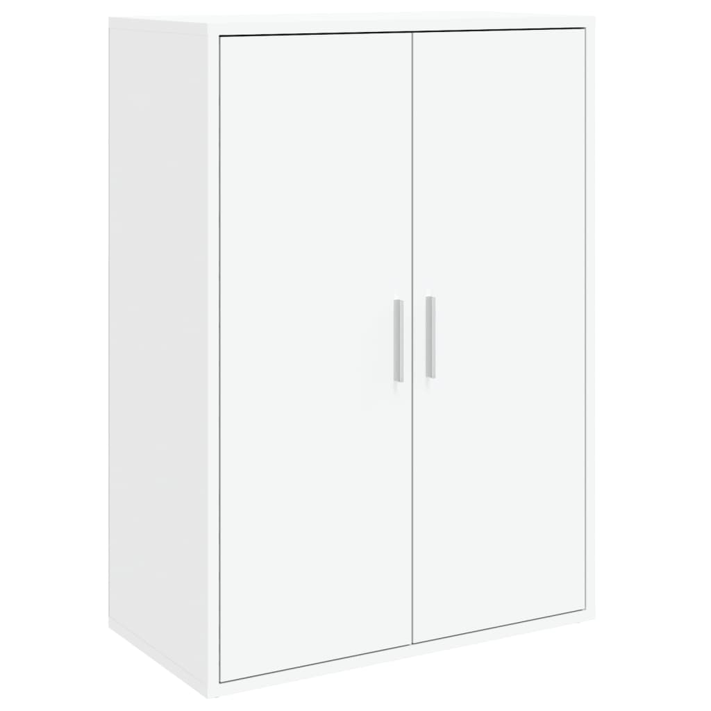 vidaXL Dulapuri, 2 buc., alb, 60x31x84 cm, lemn prelucrat