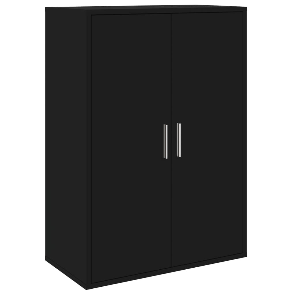 vidaXL Dulapuri, 2 buc., negru, 60x31x84 cm, lemn prelucrat