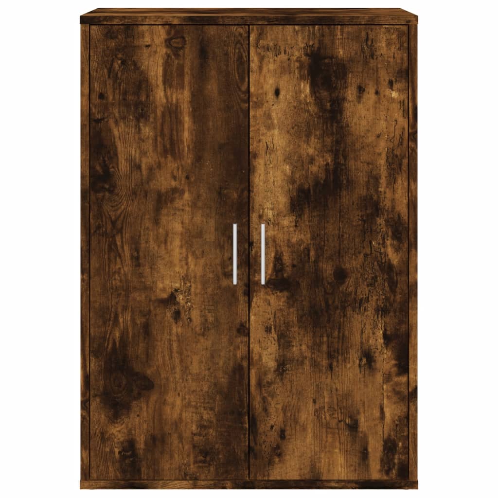 vidaXL Dulapuri, 2 buc., stejar fumuriu, 60x31x84 cm, lemn prelucrat