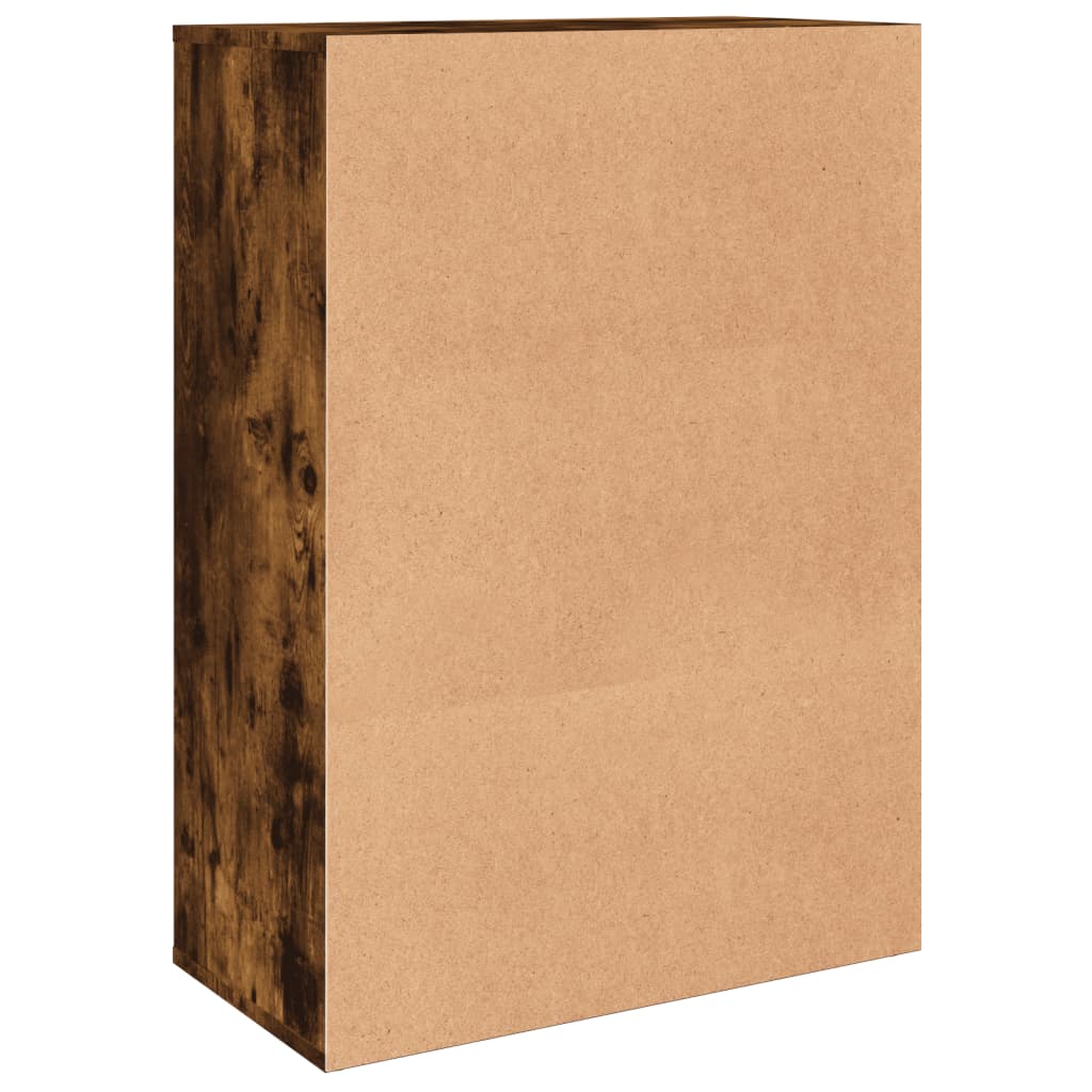 vidaXL Dulapuri, 2 buc., stejar fumuriu, 60x31x84 cm, lemn prelucrat