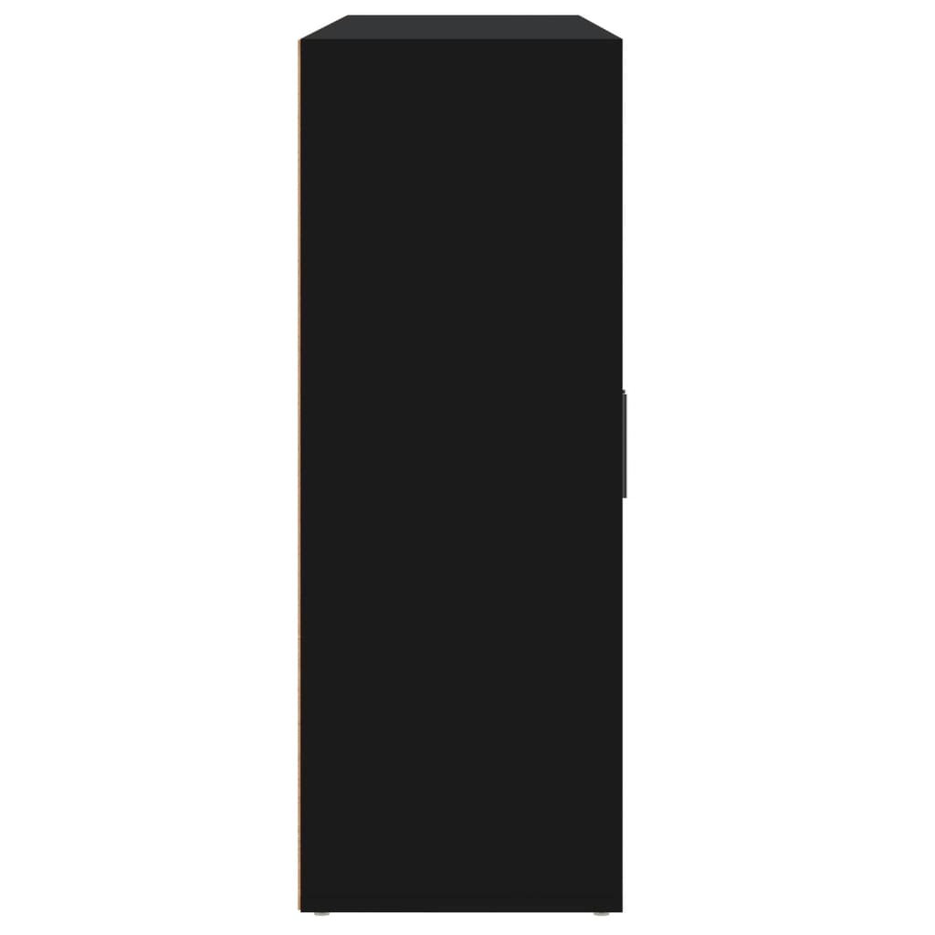 vidaXL Dulapuri, 3 buc., negru, 60x31x84 cm, lemn prelucrat vidaXL Dulapuri, 3 buc., negru, 60x31x84 cm, lemn prelucrat