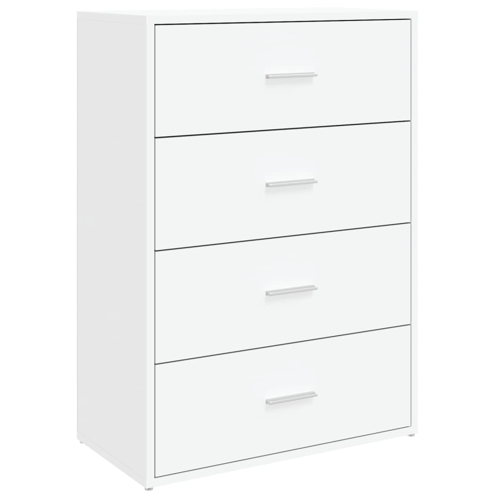 vidaXL Dulapuri, 2 buc., alb, 60x31x84 cm, lemn prelucrat