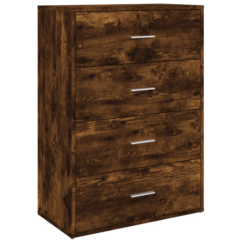 vidaXL Dulapuri, 2 buc., stejar fumuriu, 60x31x84 cm, lemn prelucrat