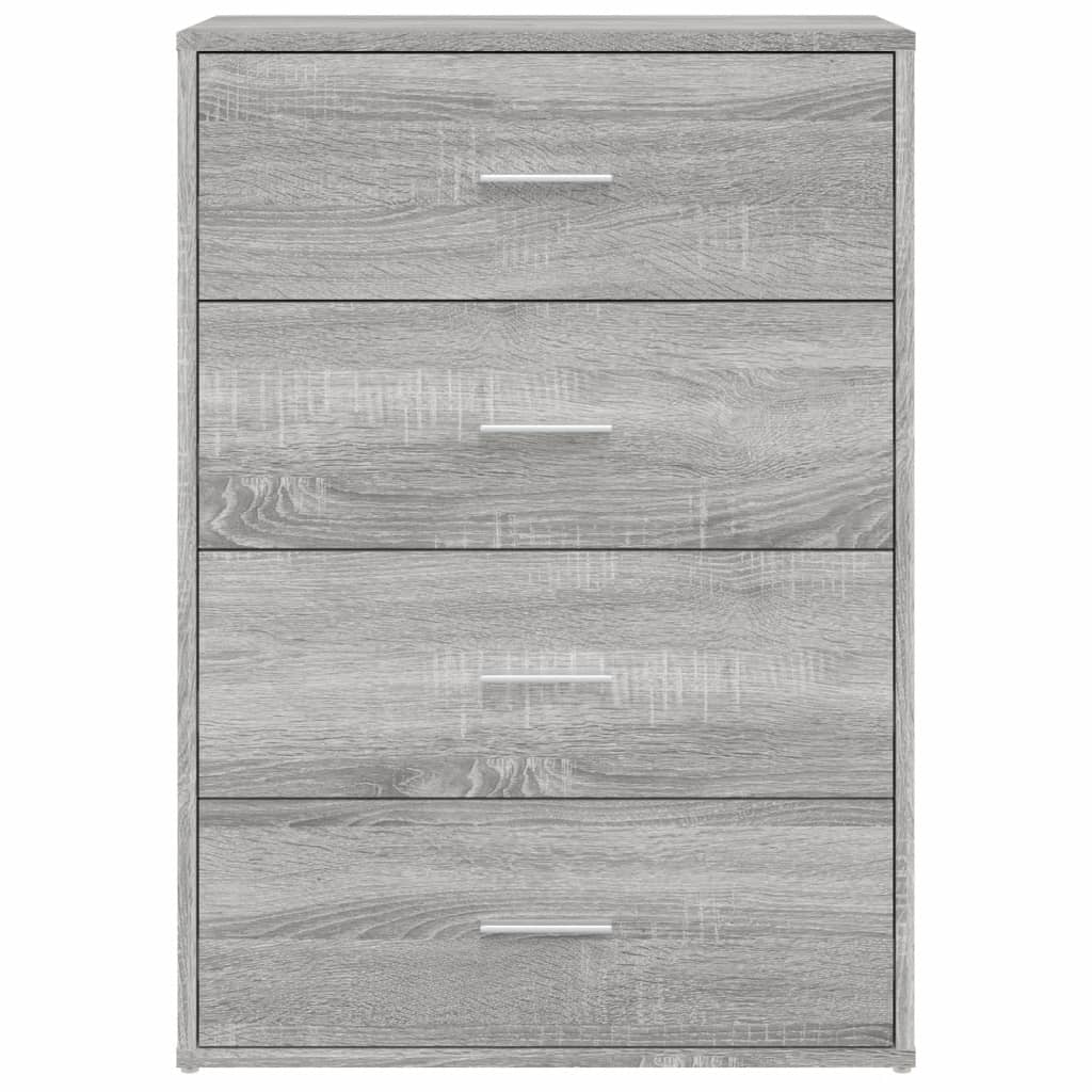 vidaXL Dulapuri, 2 buc., gri sonoma, 60x31x84 cm, lemn prelucrat
