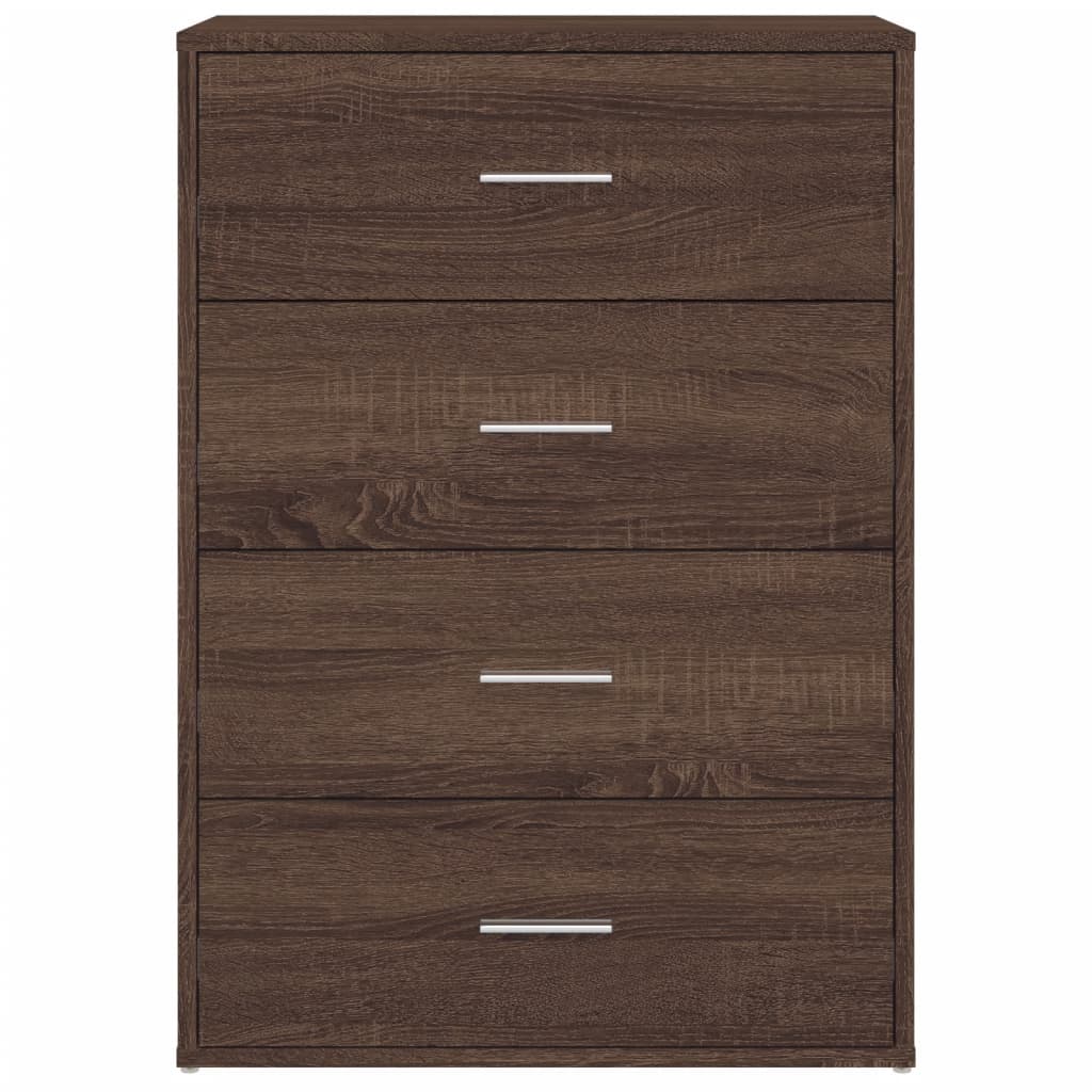 vidaXL Dulapuri, 2 buc., stejar maro, 60x31x84 cm, lemn prelucrat