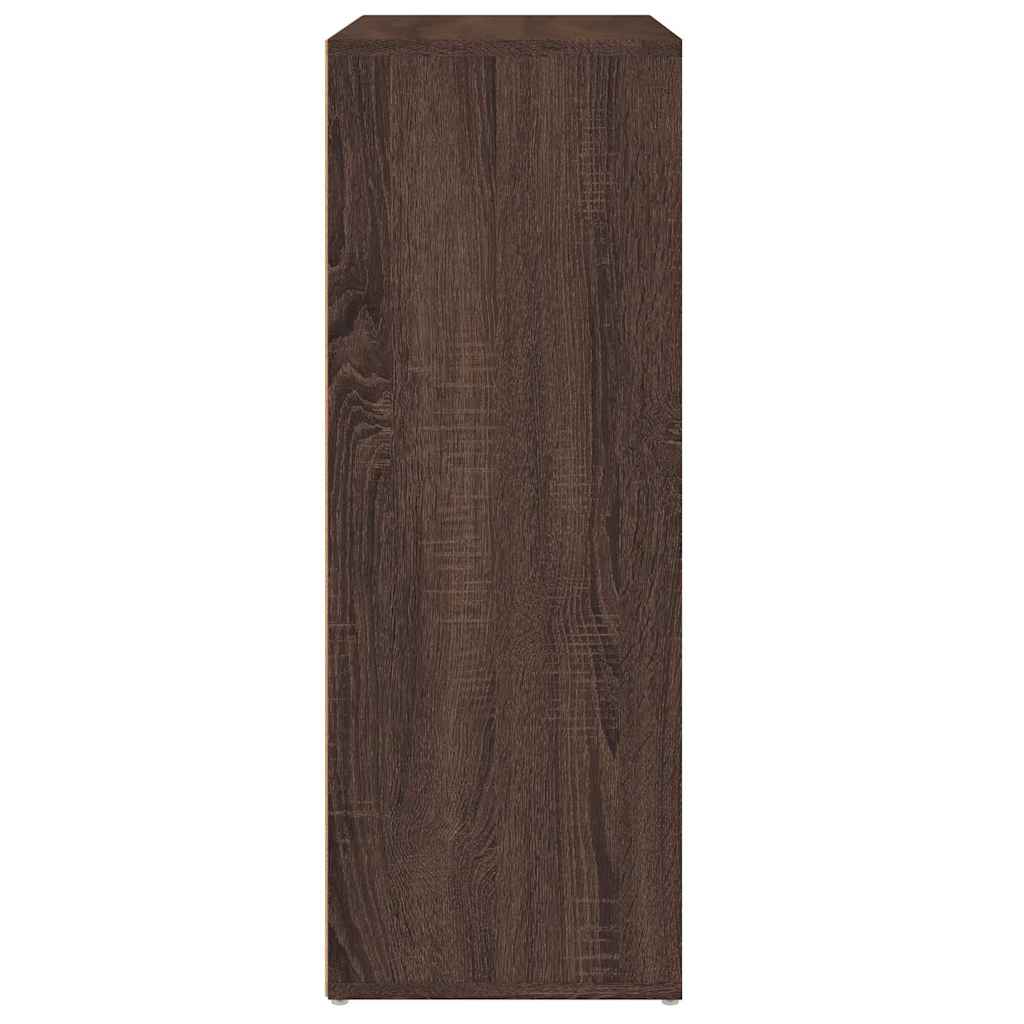 vidaXL Dulapuri, 2 buc., stejar maro, 60x31x84 cm, lemn prelucrat