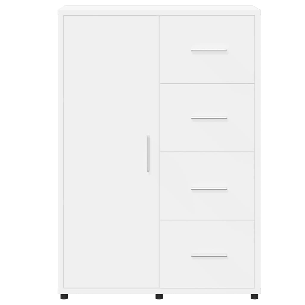 vidaXL Dulapuri, 2 buc., alb, 60x31x84 cm, lemn prelucrat