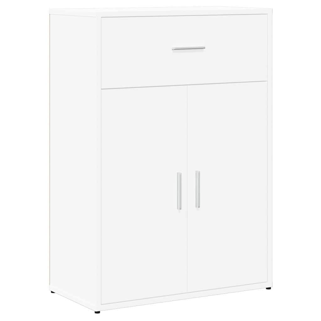 vidaXL Dulapuri, 2 buc., alb, 60x30x84 cm, lemn prelucrat